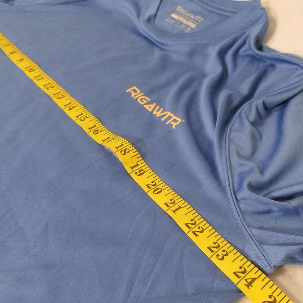 Rigawtr Mens T-Shirt XL Blue Marlin Fishing Performance Angler Coastal UPF 50 - Picture 5 of 6